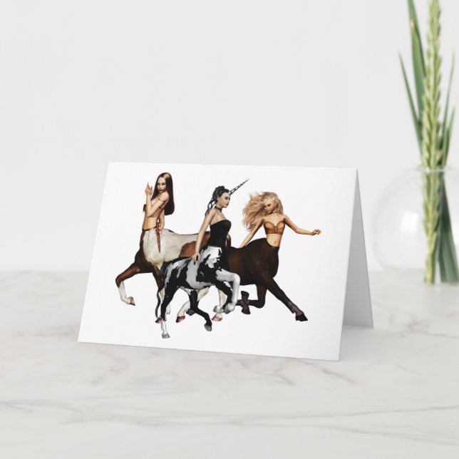 Tarjeta de nota Centaurs (Anverso)