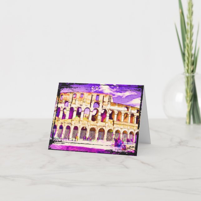 Tarjeta de nota Coliseo (Anverso)