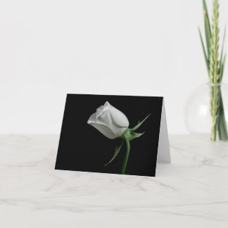 Tarjeta de nota color de rosa romántica