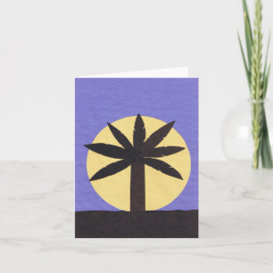 Tarjeta de nota con diseño Palmetto