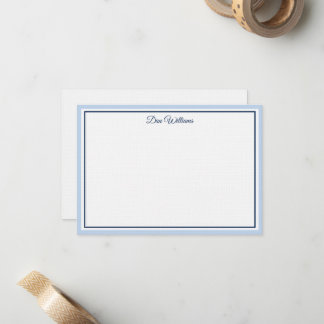 Tarjeta de nota con nombre personalizado