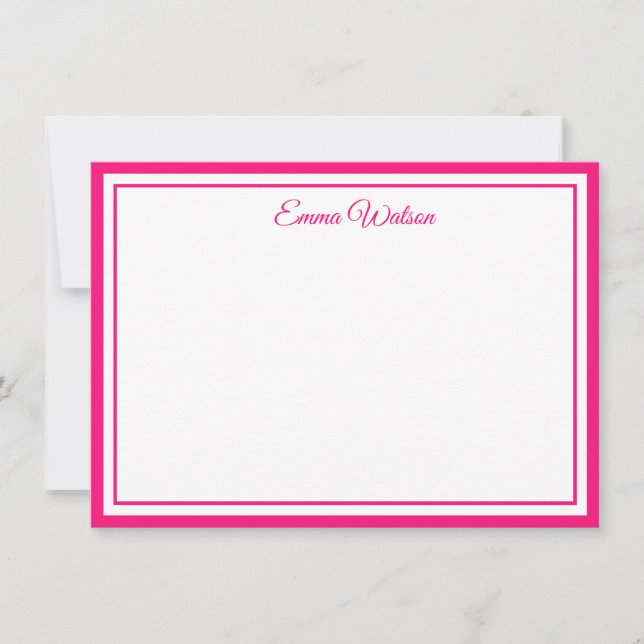 Tarjeta de nota con nombre personalizado (Anverso)
