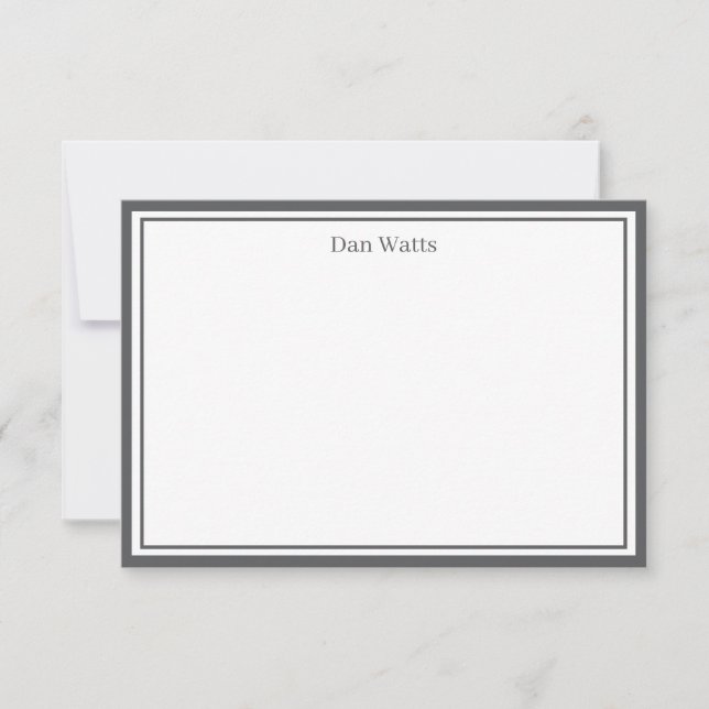 Tarjeta de nota con nombre personalizado (Anverso)