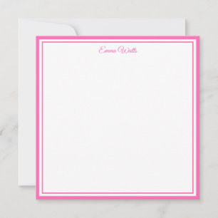 Tarjeta de nota con nombre personalizado