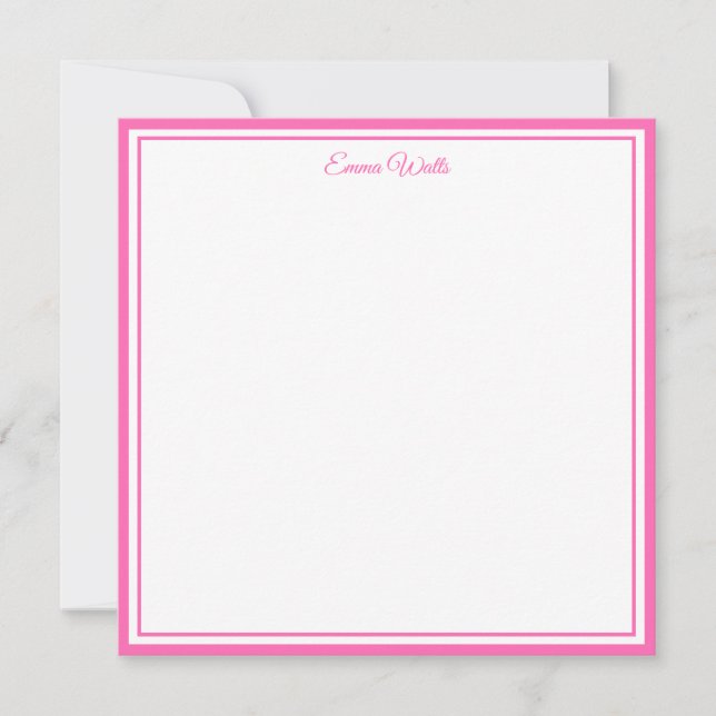Tarjeta de nota con nombre personalizado (Anverso)