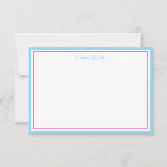Tarjeta de nota con nombre personalizado (Anverso)