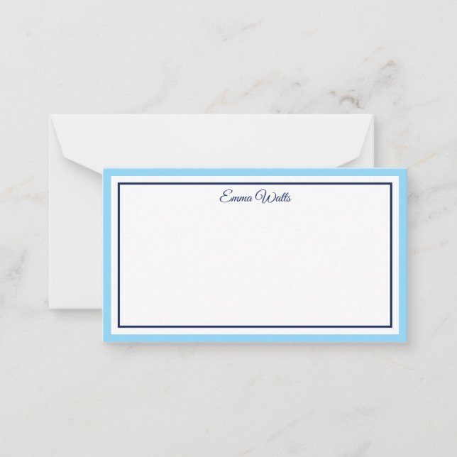 Tarjeta de nota con nombre personalizado (Anverso)