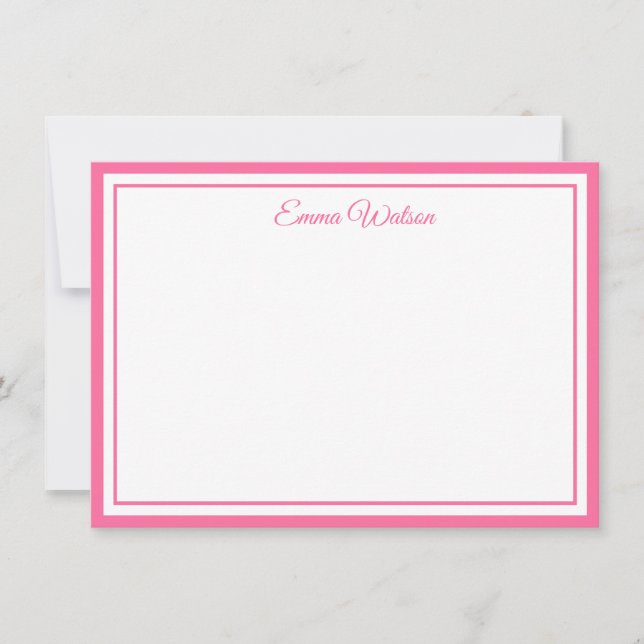 Tarjeta de nota con nombre personalizado (Anverso)