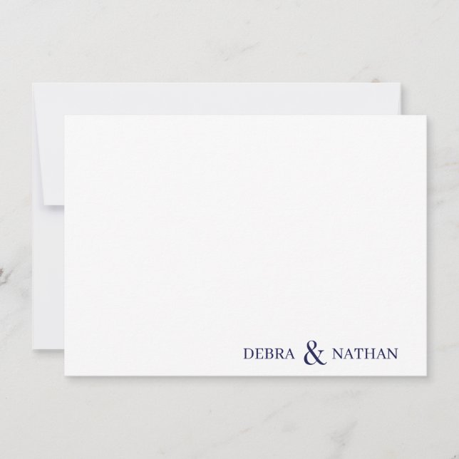 Tarjeta de nota con nombre personalizado (Anverso)