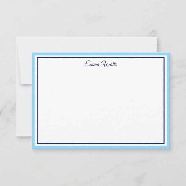 Tarjeta de nota con nombre personalizado (Anverso)