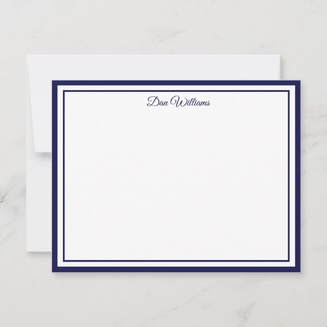 Tarjeta de nota con nombre personalizado (Anverso)