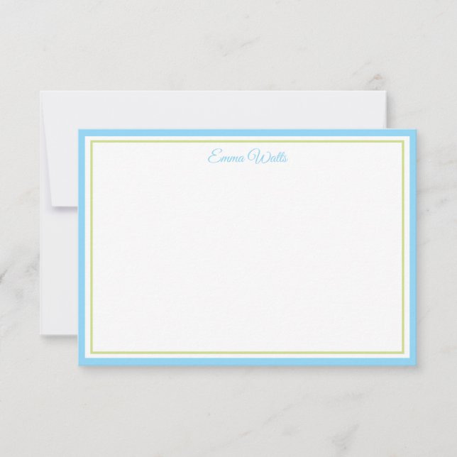 Tarjeta de nota con nombre personalizado (Anverso)
