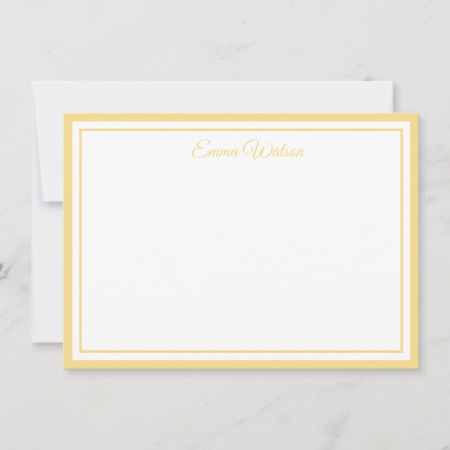Tarjeta de nota con nombre personalizado (Anverso)