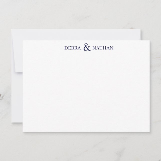Tarjeta de nota con nombre personalizado (Anverso)