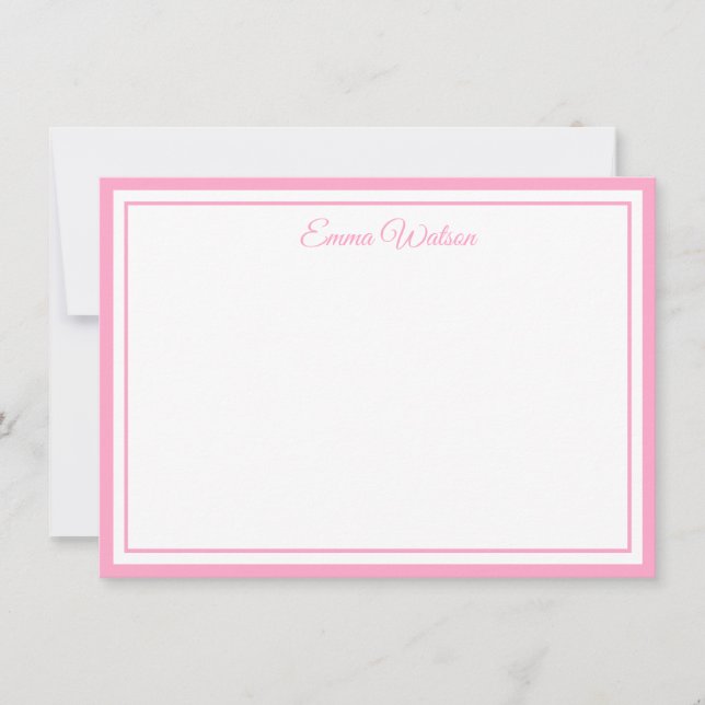 Tarjeta de nota con nombre personalizado (Anverso)