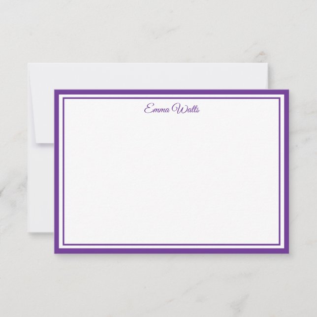 Tarjeta de nota con nombre personalizado (Anverso)