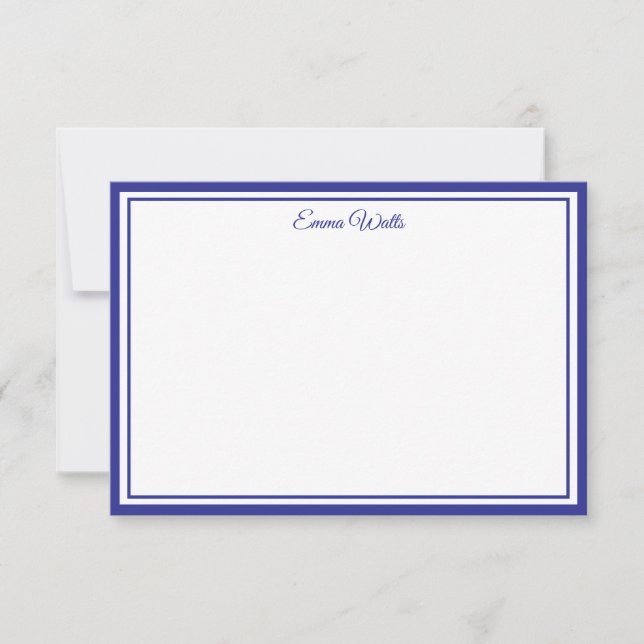 Tarjeta de nota con nombre personalizado (Anverso)