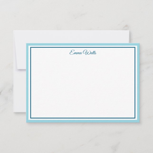 Tarjeta de nota con nombre personalizado (Anverso)