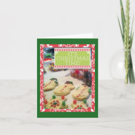 Tarjeta de nota "Cookies, por favor"