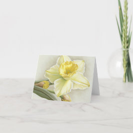 Tarjeta de nota Daffodil