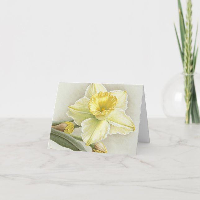 Tarjeta de nota Daffodil (Anverso)