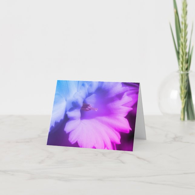 Tarjeta de nota Daffodil Flower Art Blank (Anverso)