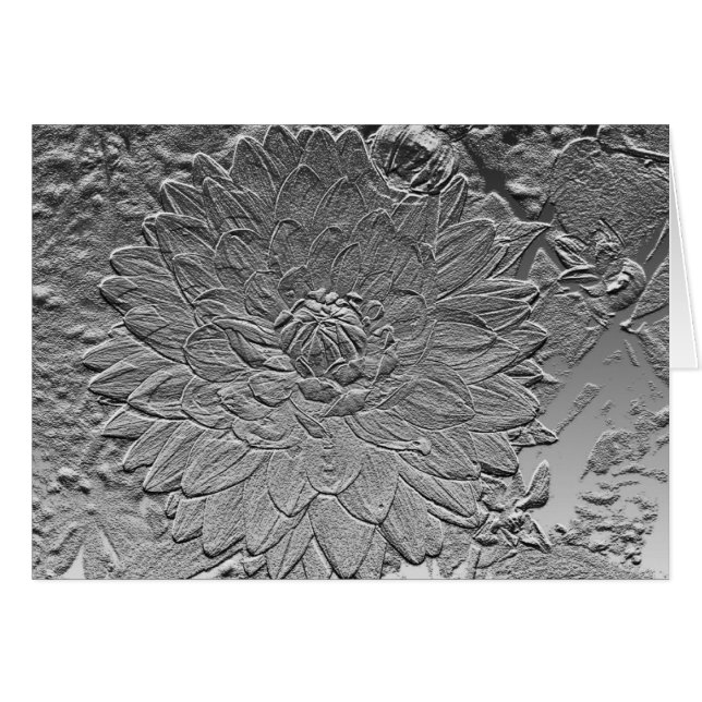 Tarjeta de nota Dahlia (Anverso (Horizontal))