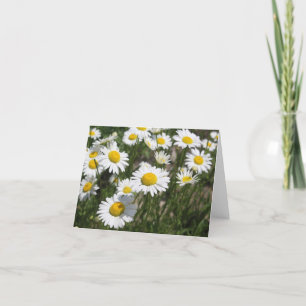 Tarjeta de nota Daisy