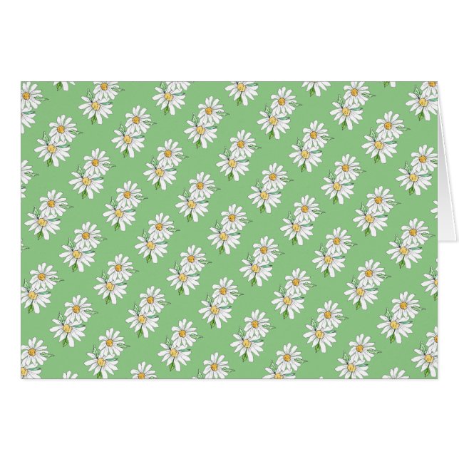 Tarjeta de nota Daisy (Anverso (Horizontal))