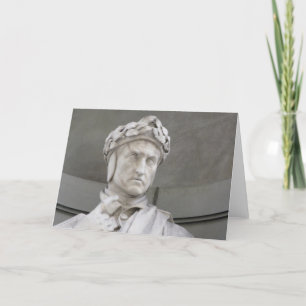 Tarjeta de nota Dante Alighieri Blank
