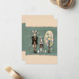 Tarjeta de nota Dapper Easter