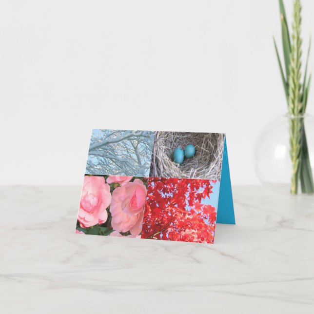 Tarjeta de nota de 4 estaciones (Anverso)