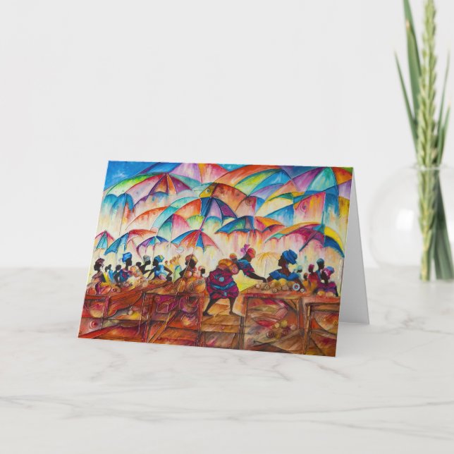 Tarjeta de nota de African Marketplace II (Anverso)