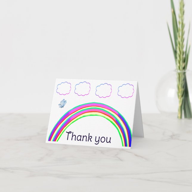 Tarjeta de nota de agradecimiento (Anverso)