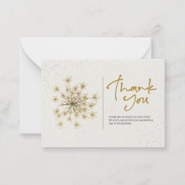 Tarjeta de nota de agradecimiento