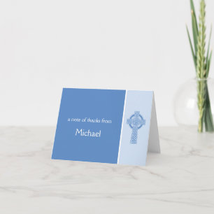 Tarjeta de nota de agradecimiento
