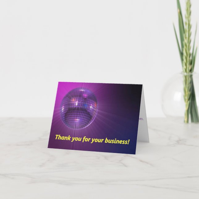 Tarjeta de nota de agradecimiento (Anverso)