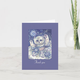 Tarjeta de nota de agradecimiento