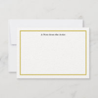 Tarjeta de nota de agradecimiento a artistas de or