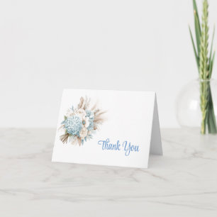 Tarjeta de nota de agradecimiento Beach Boho