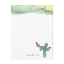 Tarjeta de nota de agradecimiento de Cactus Abstra