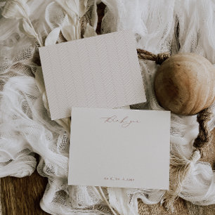 Tarjeta de nota de agradecimiento de HARMONY Terra