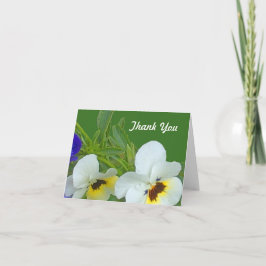 Tarjeta de nota de agradecimiento de Pansy