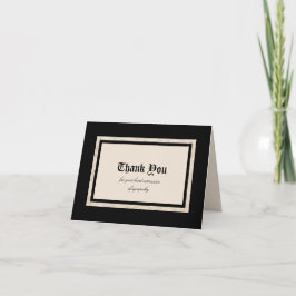 Tarjeta de nota de agradecimiento de simpatía - Di