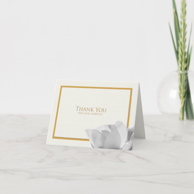 Tarjeta de nota de agradecimiento de solidaridad — (Anverso)