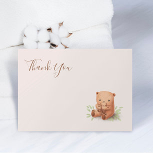 Tarjeta de nota de agradecimiento para Baby Shower