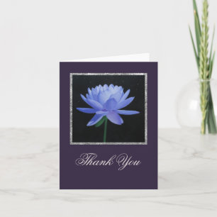 Tarjeta de Nota de agradecimiento para Blue Lily W