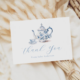 Tarjeta de nota de agradecimiento para la fiesta d