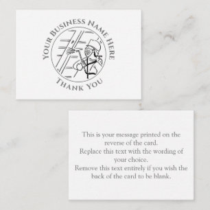 Tarjeta de nota de agradecimiento por tratamiento 