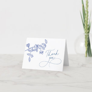 Tarjeta de nota de agradecimiento Something Blue